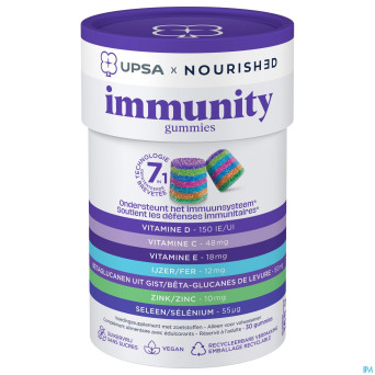 Upsa nourished immunity gommes 30