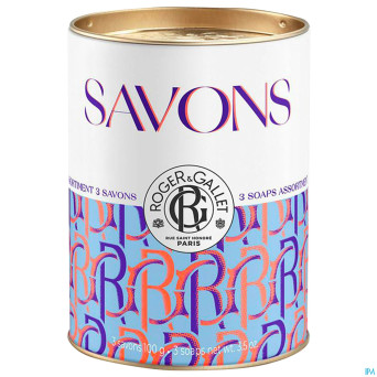Roger&gallet savon fl fig./fl osman./lavand.3x100g
