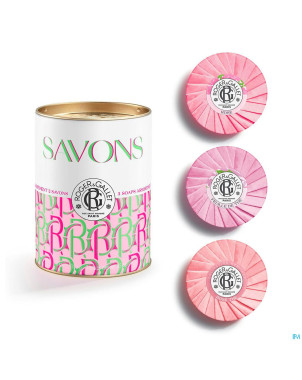 Roger&gallet savon rose/feuille the/rose the3x100g