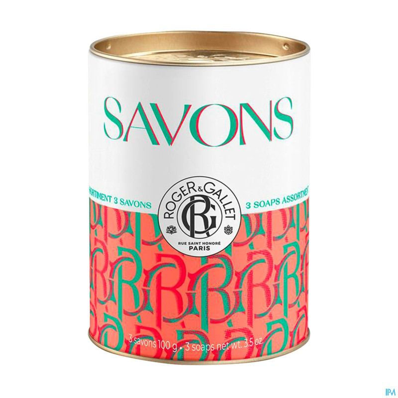 Roger&gallet savon ging. r./neroli/oeillet 3x100g