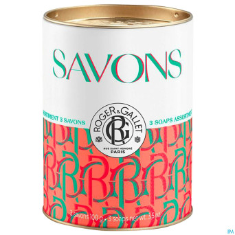 Roger&gallet savon ging. r./neroli/oeillet 3x100g