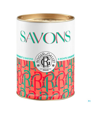 Roger&gallet savon ging. r./neroli/oeillet 3x100g