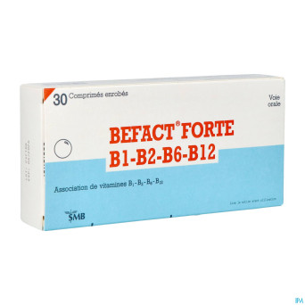Befact forte b1-b2-b6-b12 comp enrobe 30
