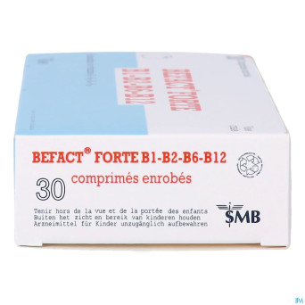Befact forte b1-b2-b6-b12 comp enrobe 30