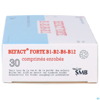 Befact forte b1-b2-b6-b12 comp enrobe 30