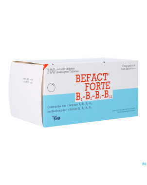 Befact forte b1-b2-b6-b12 comp enrobe 100