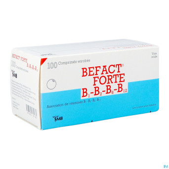 Befact forte b1-b2-b6-b12 comp enrobe 100