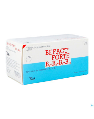 Befact forte b1-b2-b6-b12 comp enrobe 100