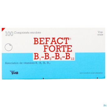 Befact forte b1-b2-b6-b12 comp enrobe 100
