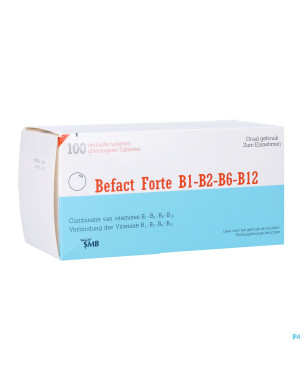 Befact forte b1-b2-b6-b12 comp enrobe 100 ud