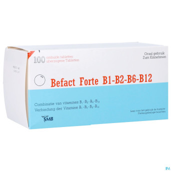 Befact forte b1-b2-b6-b12 comp enrobe 100 ud