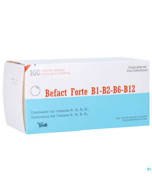 Befact forte b1-b2-b6-b12 comp enrobe 100 ud