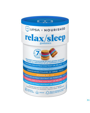 Upsa nourished relax/sleep gommes 30