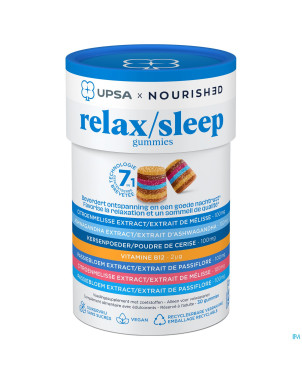 Upsa nourished relax/sleep gommes 30