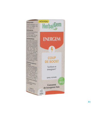 Herbalgem energem coup boost spray 15ml