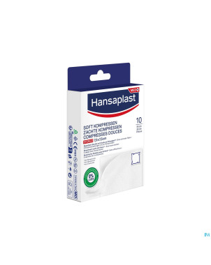 Hansaplast soft compresses 7,5cmx7,5cm 10