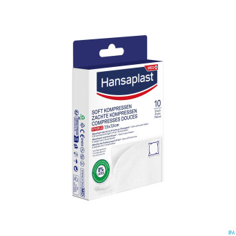 Hansaplast soft compresses 7,5cmx7,5cm 10