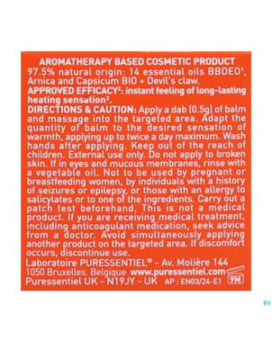 Puressentiel articulation baume pure heat 20ml