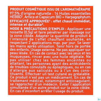 Puressentiel articulation baume pure heat 20ml