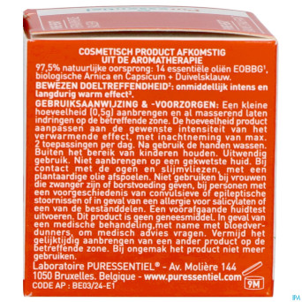 Puressentiel articulation baume pure heat 20ml