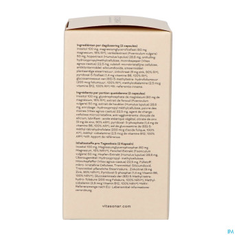 Vitasonar pure cycle v-caps 60