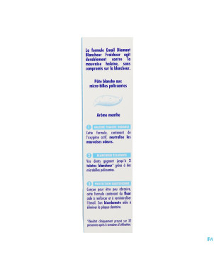 Email diamant dentifrice blancheur fraicheur 75ml