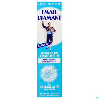 Email diamant dentifrice blancheur fraicheur 75ml