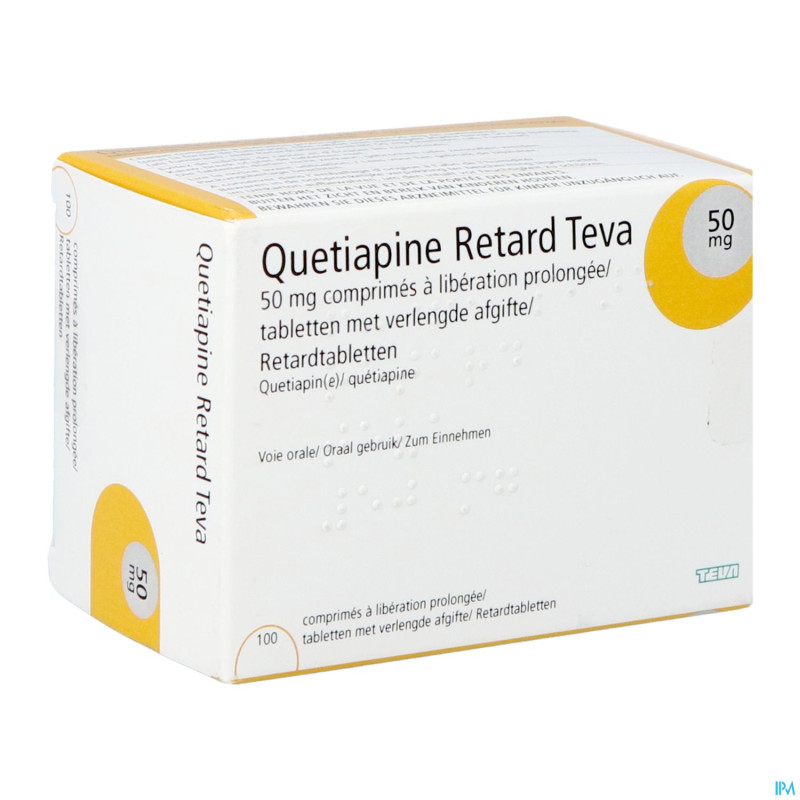 Quetiapine ret.50mg teva orifarm caps lib.prol.100