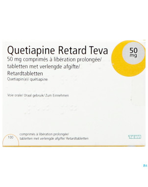 Quetiapine ret.50mg teva orifarm caps lib.prol.100