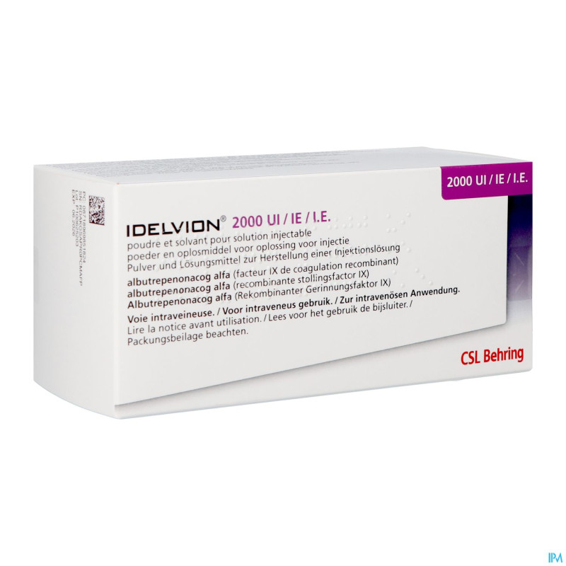Idelvion 2000iu orifarm fl inj 1