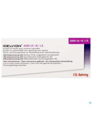 Idelvion 2000iu orifarm fl inj 1