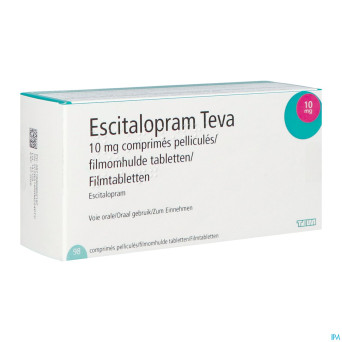 Escitalopram teva 10mg orifarm comp pell 98
