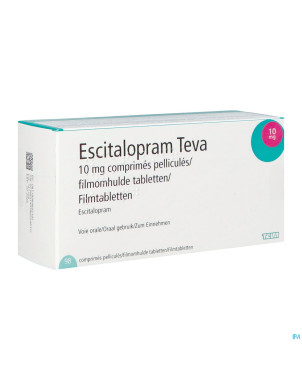 Escitalopram teva 10mg orifarm comp pell 98