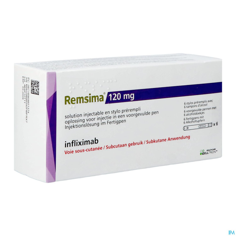 Remsima 120mg orifarm stylo prerempli 6