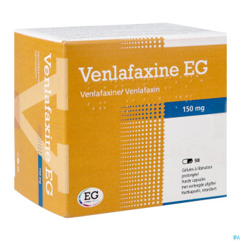 Venlafaxine eg 150mg orifarm caps dur lib.prol. 98