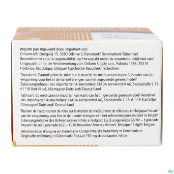 Venlafaxine eg 150mg orifarm caps dur lib.prol. 98