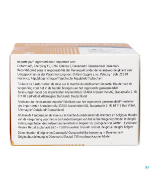 Venlafaxine eg 150mg orifarm caps dur lib.prol. 98