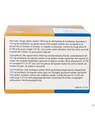 Venlafaxine eg 150mg orifarm caps dur lib.prol. 98