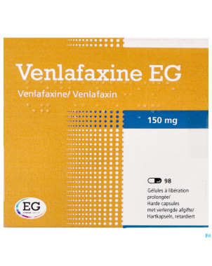 Venlafaxine eg 150mg orifarm caps dur lib.prol. 98