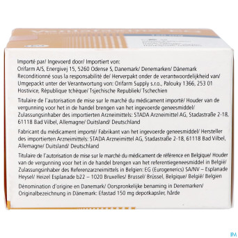 Venlafaxine eg 150mg orifarm caps dur lib.prol. 98