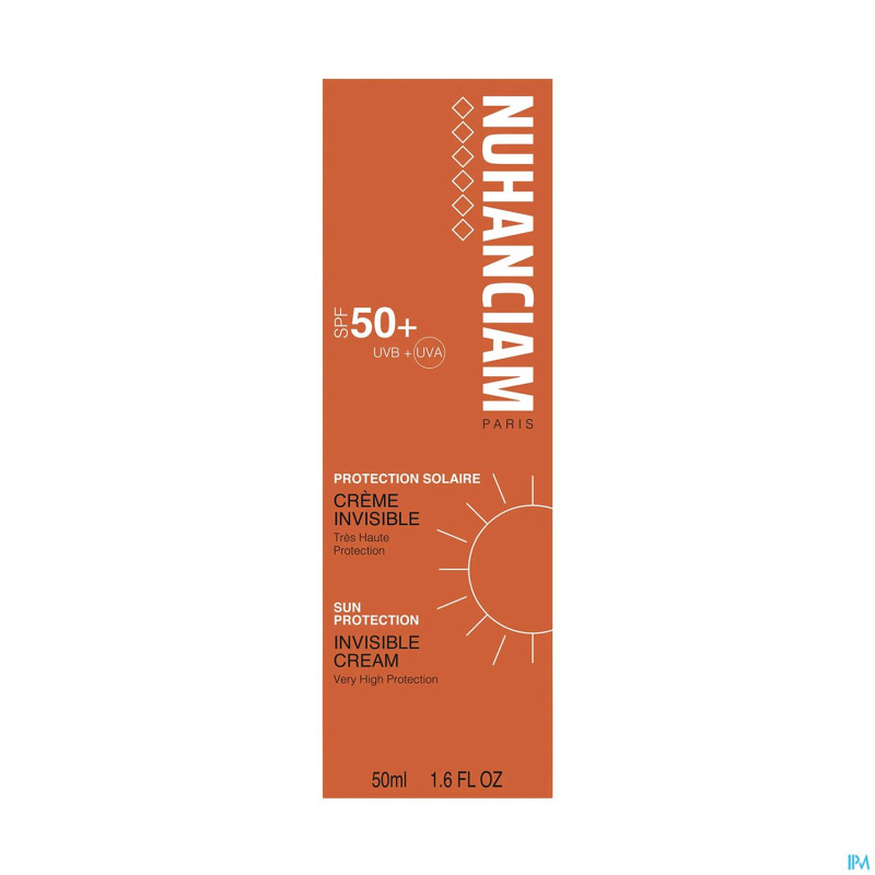 Nuhanciam creme invisible spf50+ tube 50ml