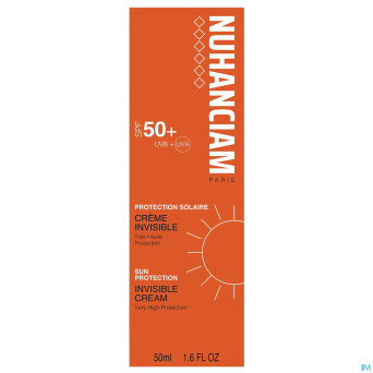 Nuhanciam creme invisible spf50+ tube 50ml