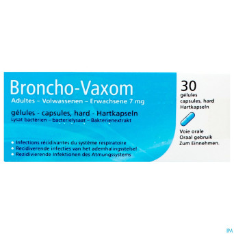 Broncho-vaxom adulte 7mg orifarm caps dur 30 pip