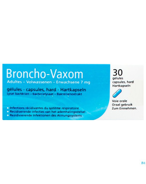 Broncho-vaxom adulte 7mg orifarm caps dur 30 pip