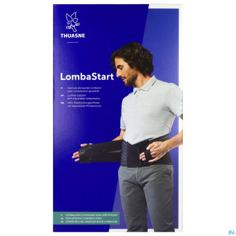 Ceinture lombastart h 21cm noir t2