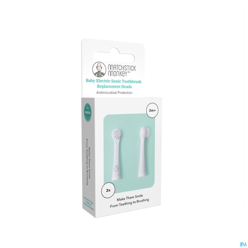 Matchstick monkey tete sonic brosse a dents