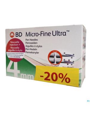 Bd microfine aiguille stylo 4mm 32g promo