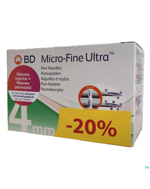 Bd microfine aiguille stylo 4mm 32g promo