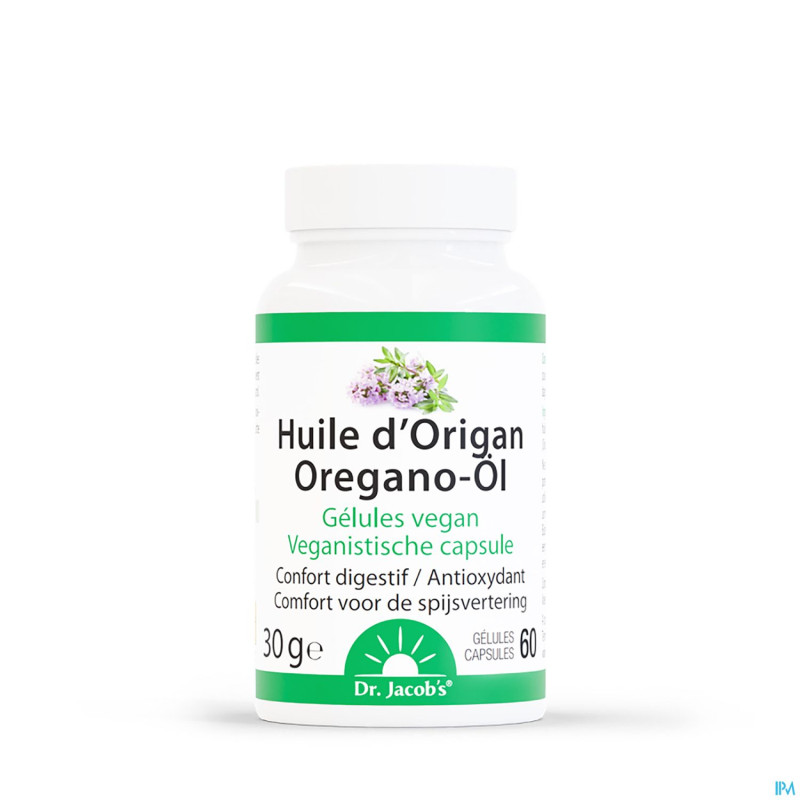 Huile origan caps 60