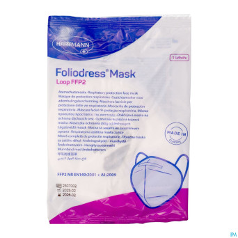 Foliodress masker loop fpp2